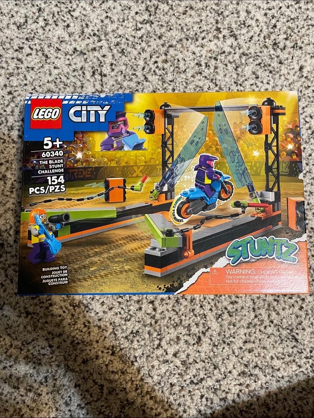 Lego City Stunt Course Set - Orange, Blue & Green